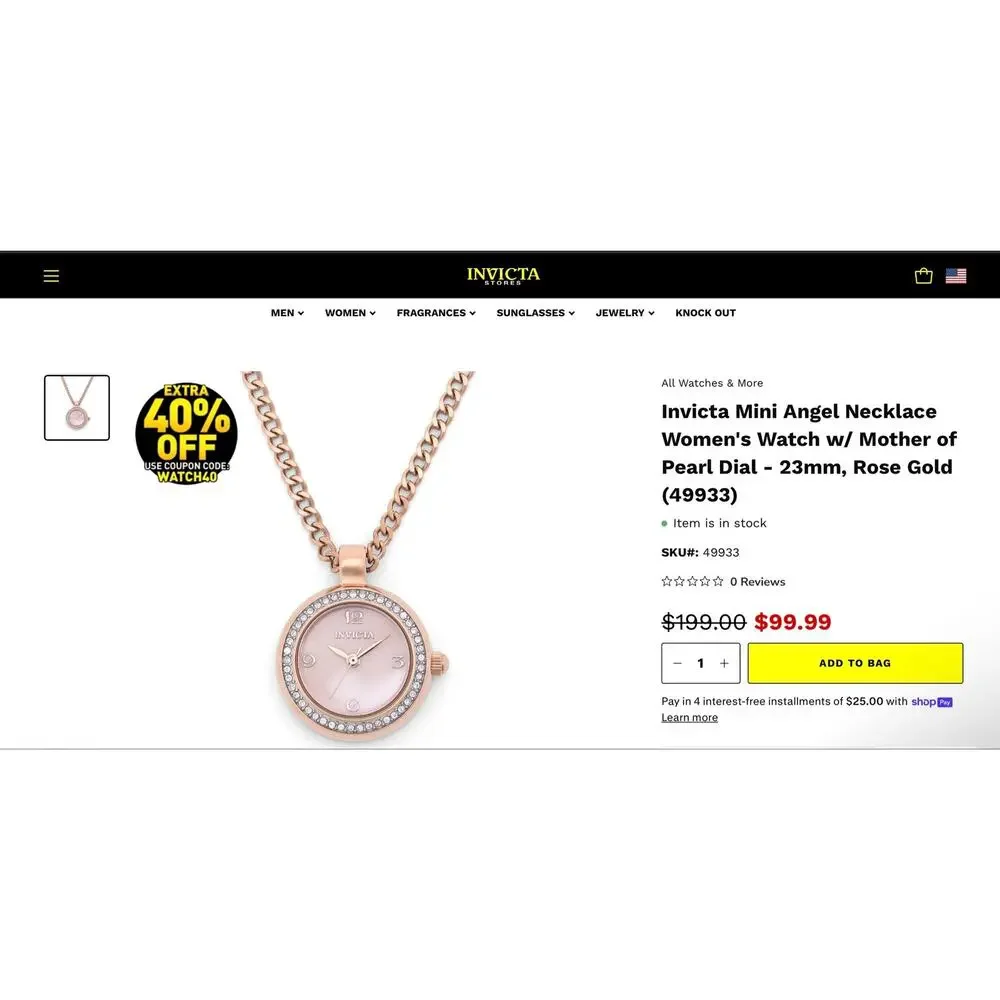 Invicta this beautiful